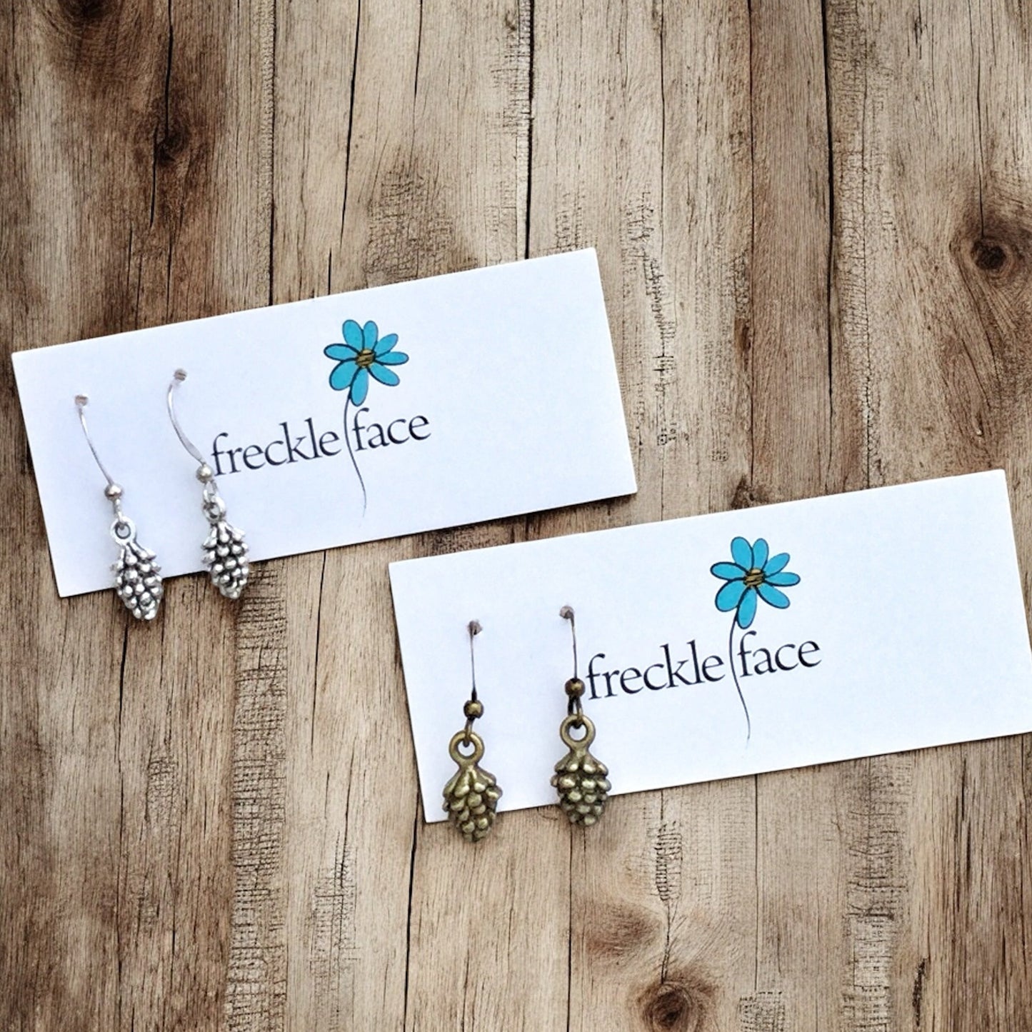 Pinecone Earrings – Nature-Inspired Hypoallergenic Dangle Earrings - Velora