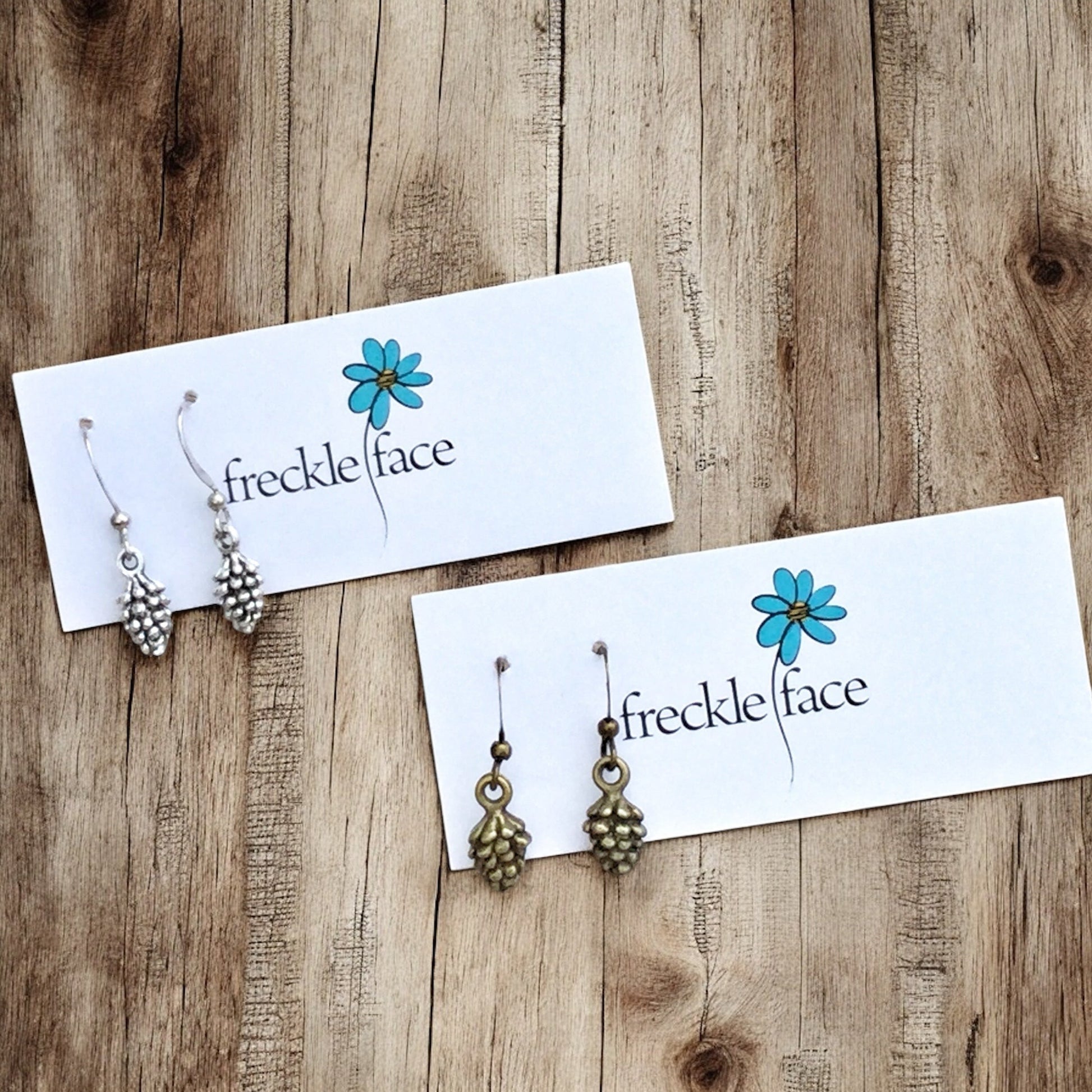 Pinecone Earrings – Nature-Inspired Hypoallergenic Dangle Earrings - Velora