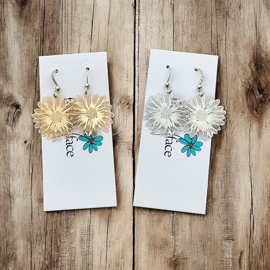 Lightweight Flower Burst Earrings - Velora