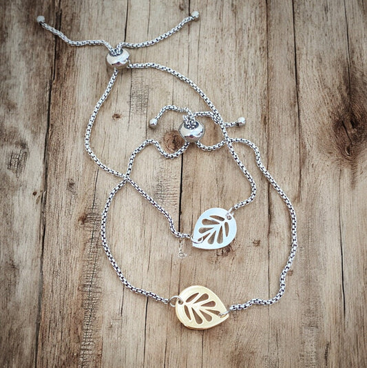 Adjustable Bracelet - The Cutest Leaf - Velora
