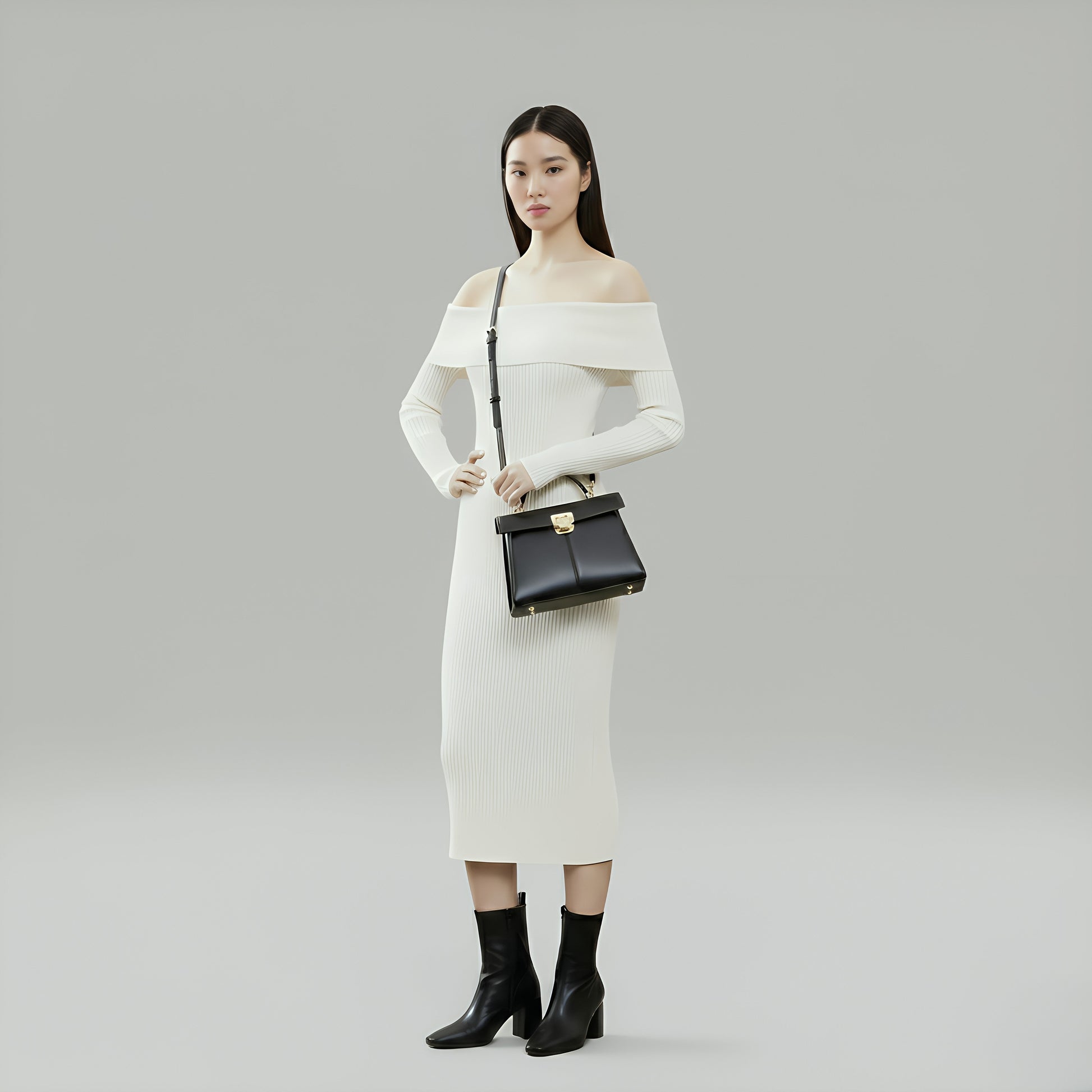 Lumis Leather Bag – Luxury Cowhide Leather Handbag for Timeless Elegance rottaofficial