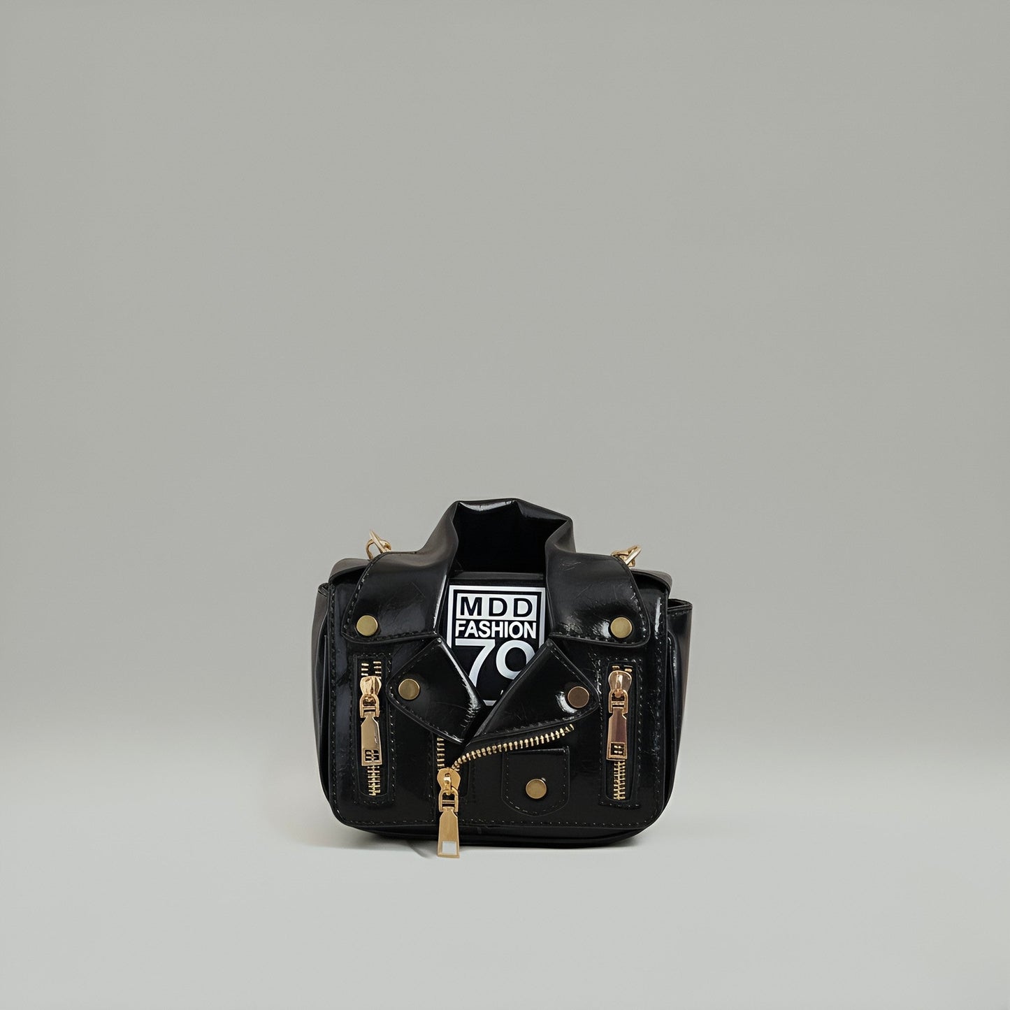 NOVA Mini Leather Crossbody Bag with Chain Strap rottaofficial