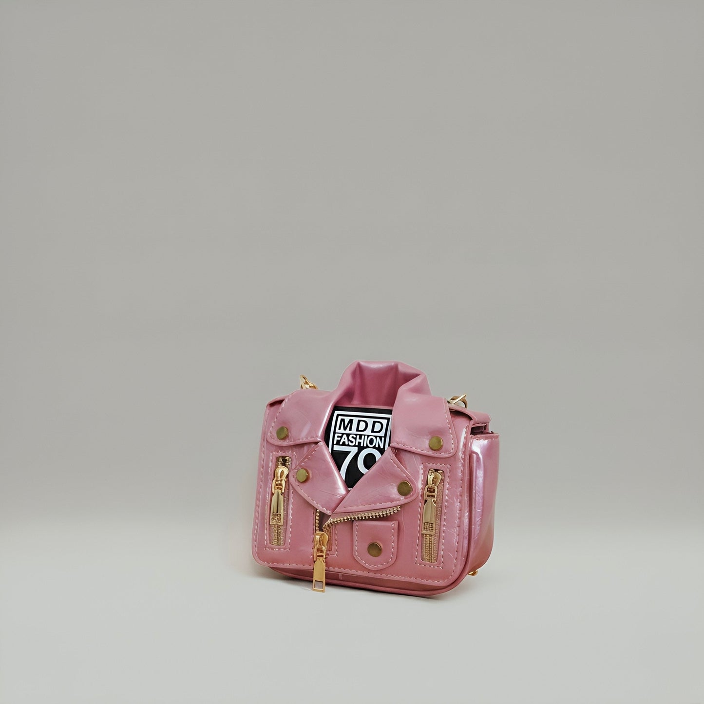 NOVA Mini Leather Crossbody Bag with Chain Strap - Velora