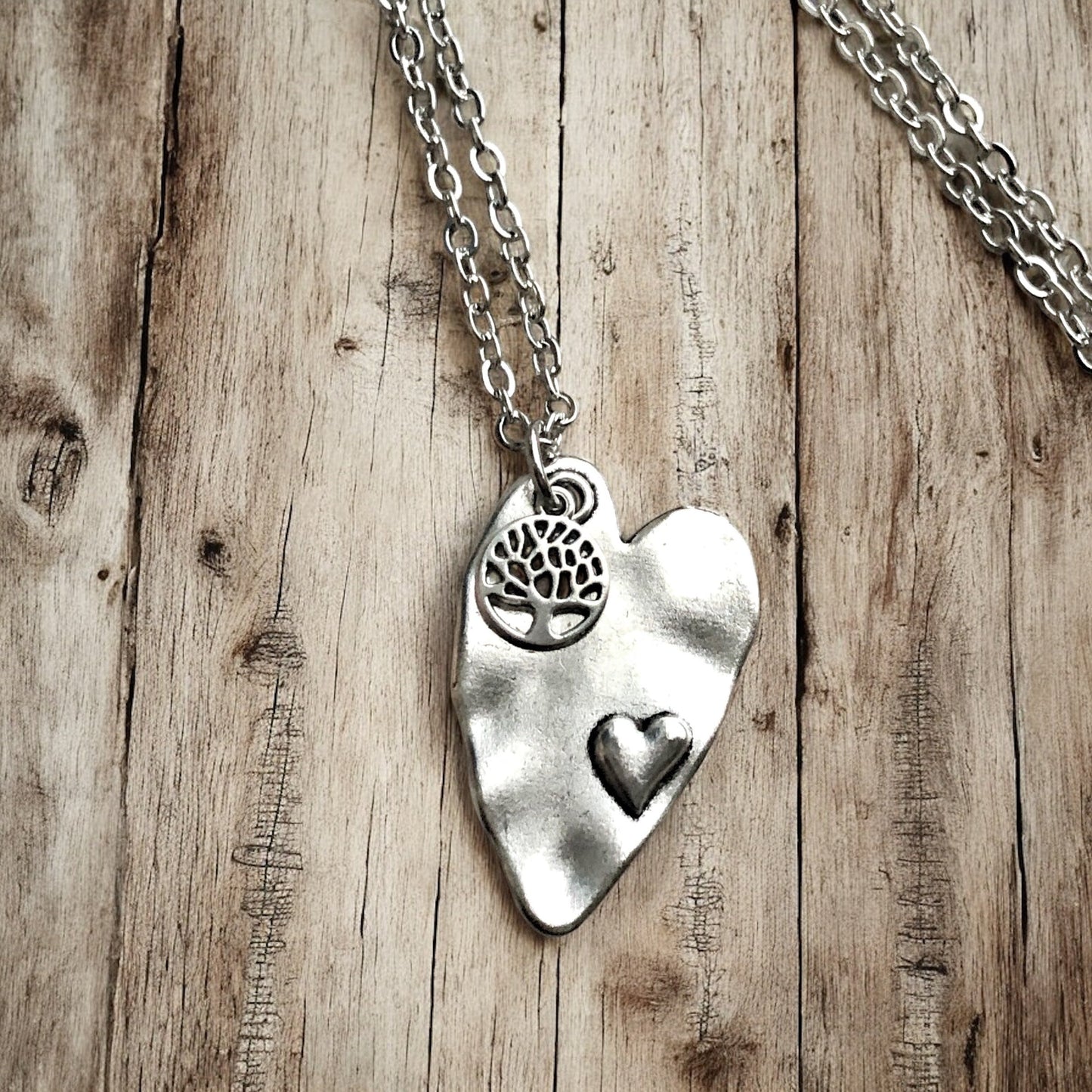Heart & Tree Necklace - Velora