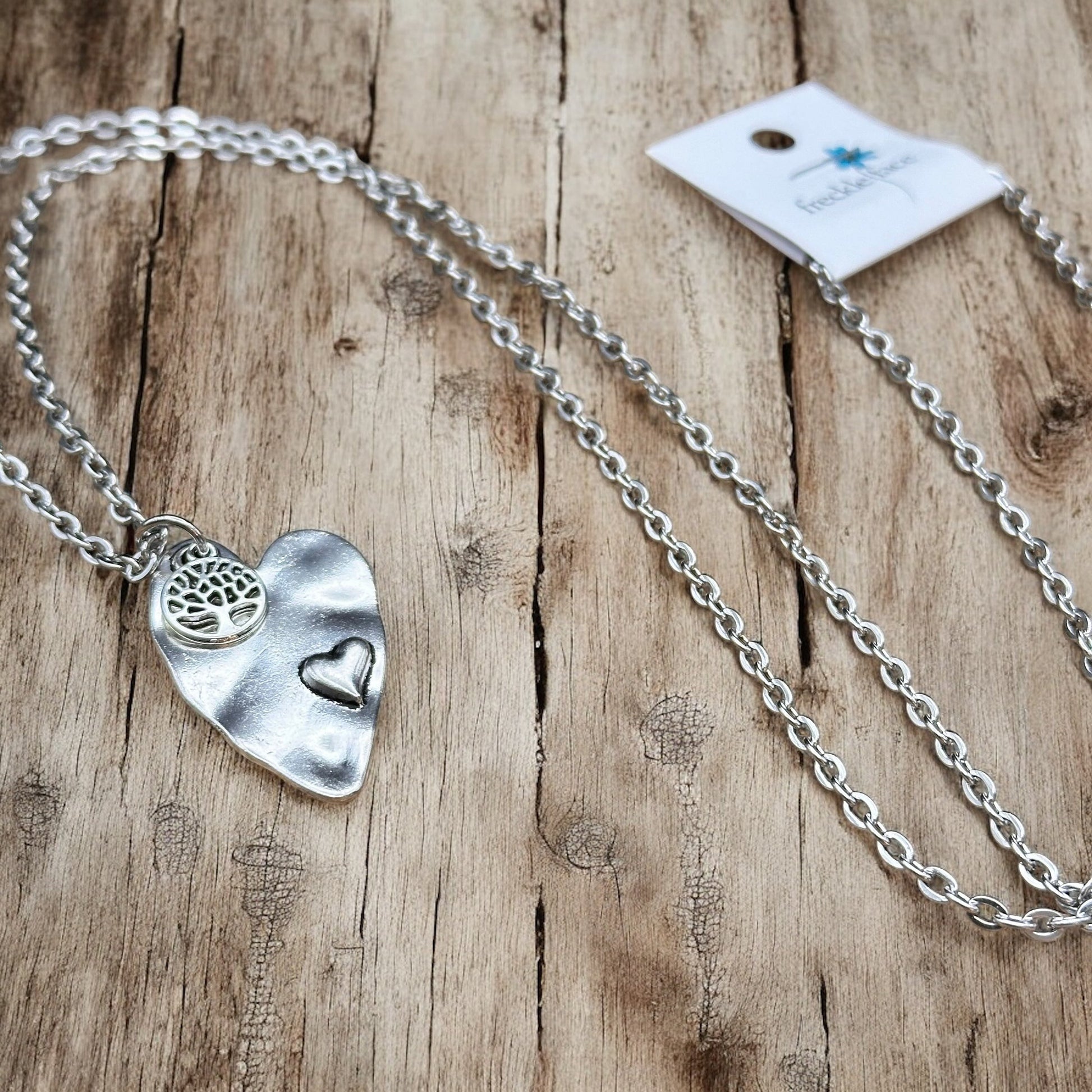 Heart & Tree Necklace - Velora