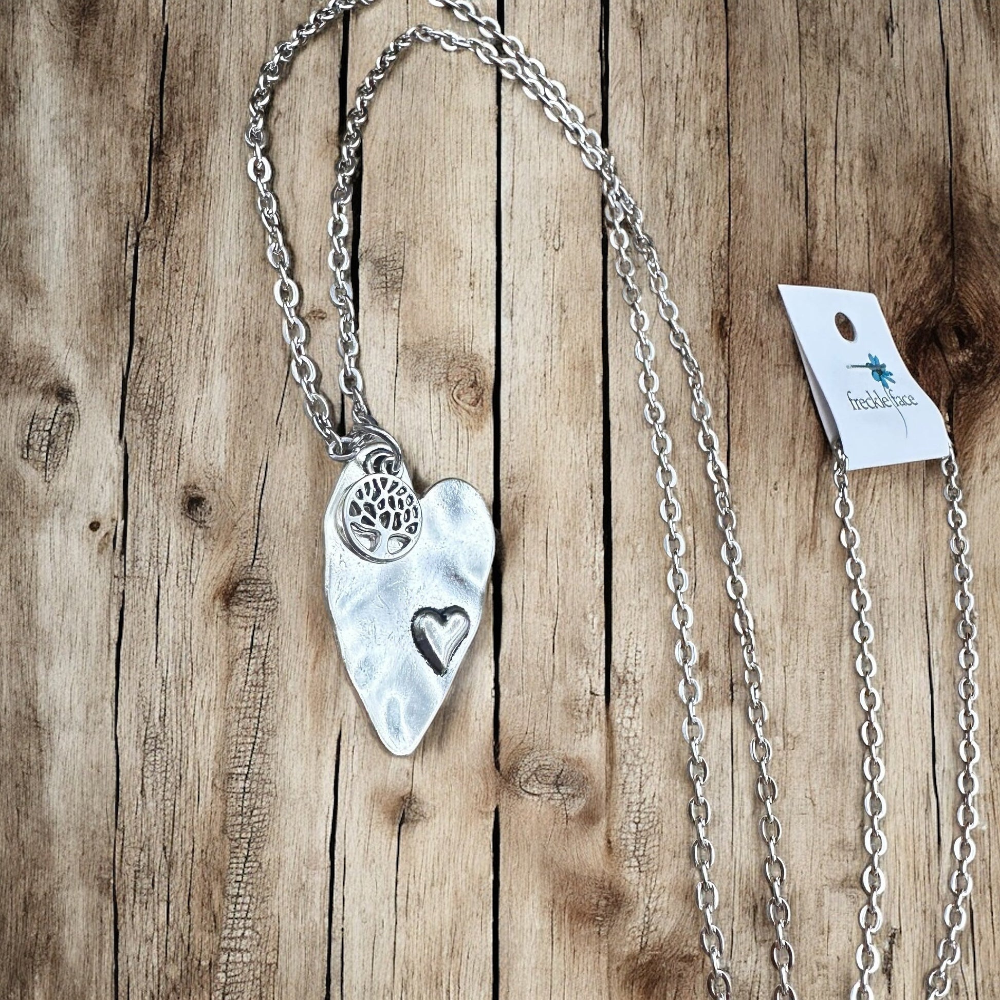 Heart & Tree Necklace - Velora