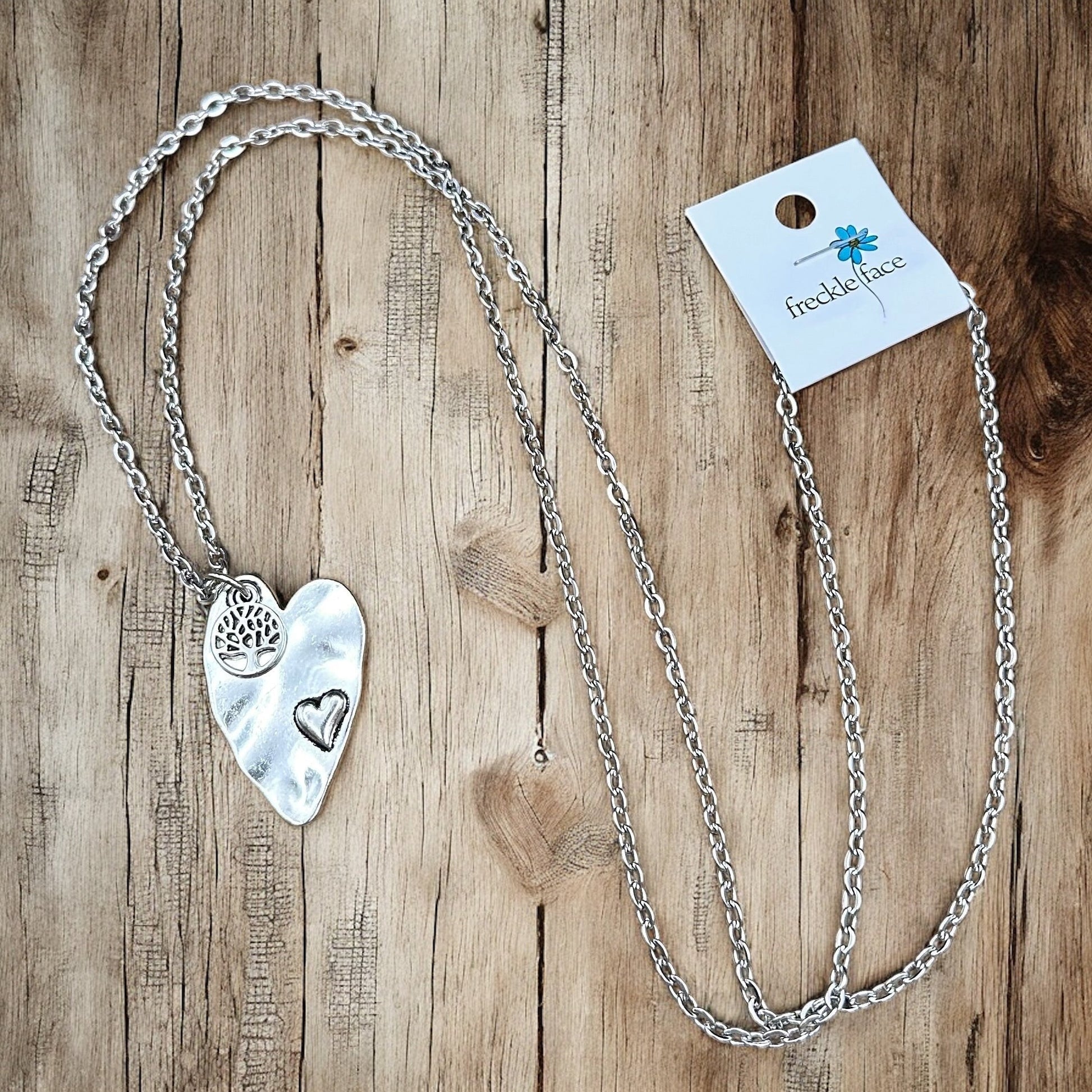 Heart & Tree Necklace - Velora