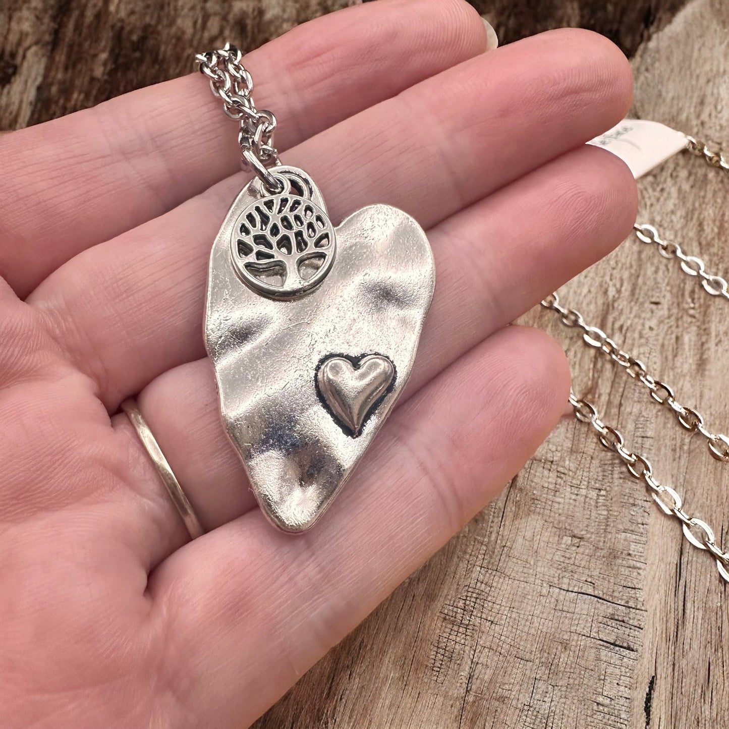 Heart & Tree Necklace - Velora