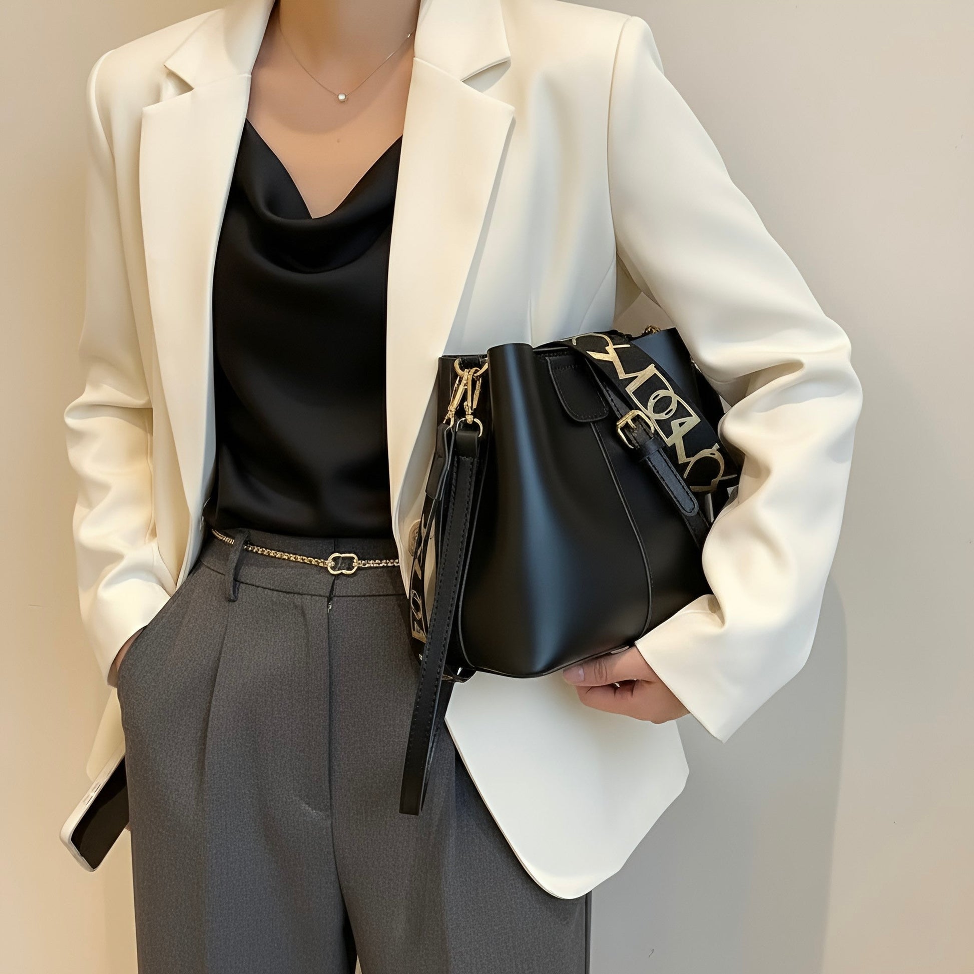 Luna bag by Rotta - Bucket bag vegan leather rottaofficial