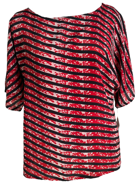 PRC6499 Avatar Pure Silk Side Slit Top - Velora