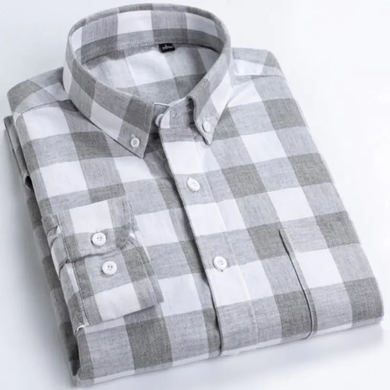 Men's Checkered Business Shirt by Burberry (Spring/Summer)