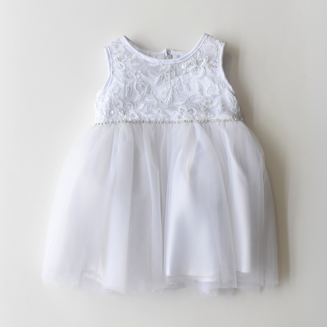 Illusion Lace Baby Formal Dress - Velora Luxury Fashion