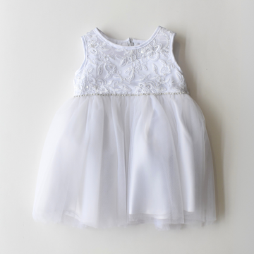 Illusion Lace Baby Formal Dress - Velora Luxury Fashion