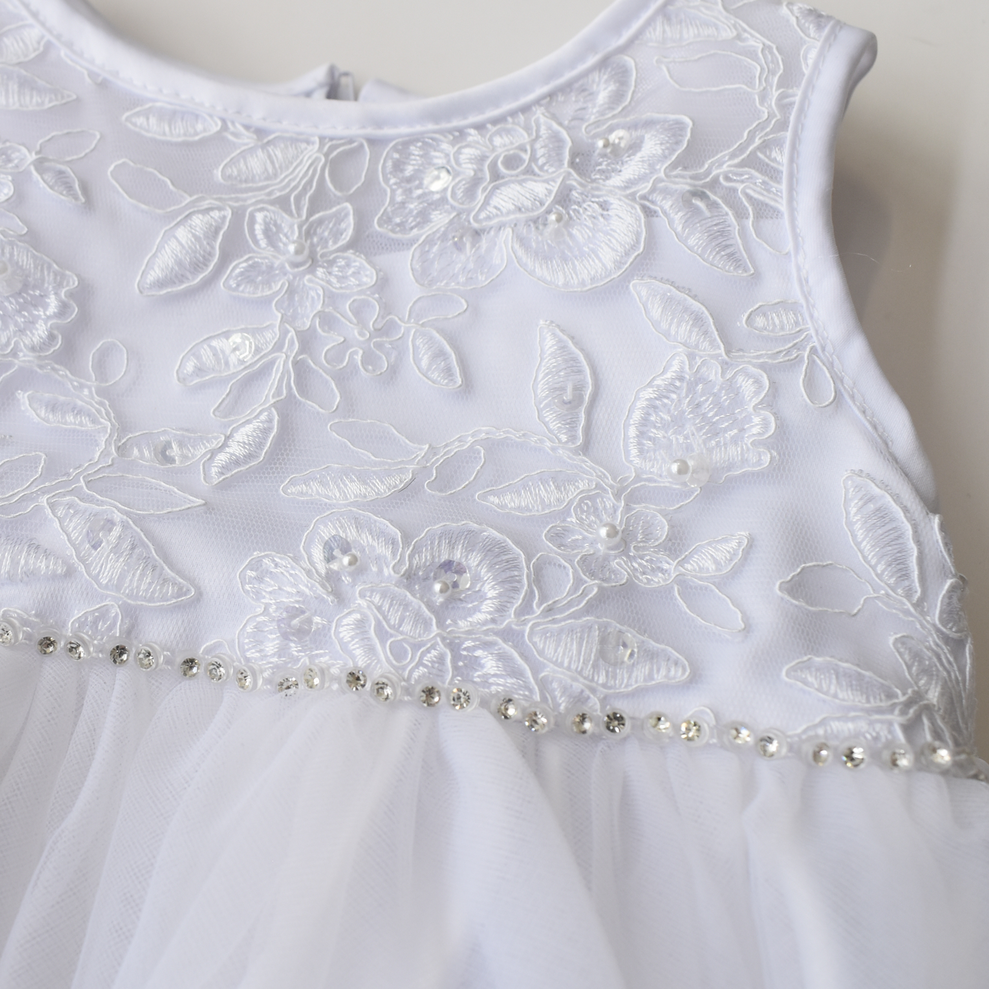 Illusion Lace Baby Formal Dress - Velora Luxury Fashion