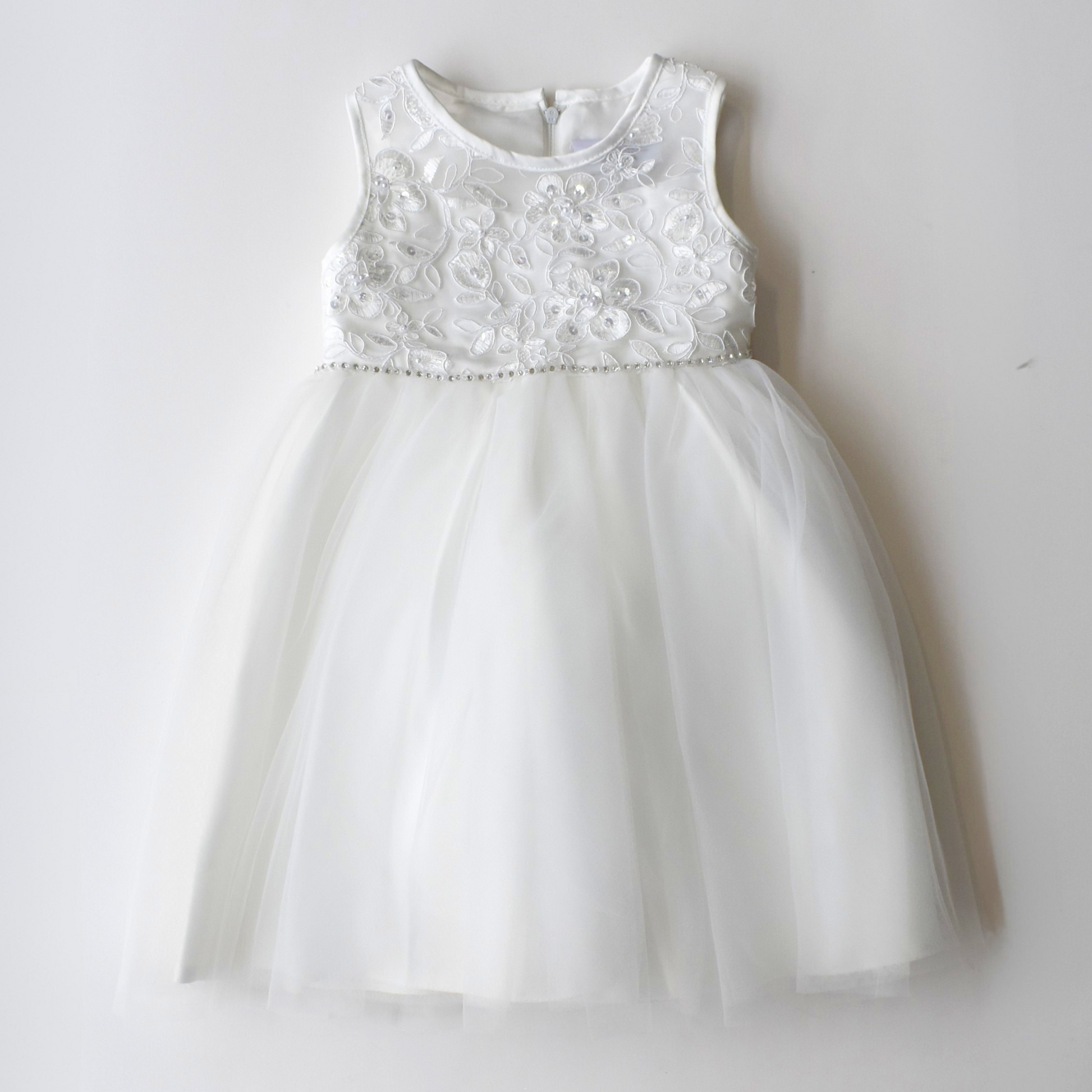 Illusion Lace Baby Formal Dress - Velora Luxury Fashion