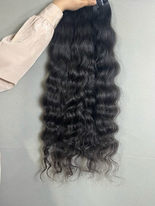 Indian Raw Curly Human Hair Bundles   "“ 100% Unprocessed & Natural - Velora Luxury Fashion