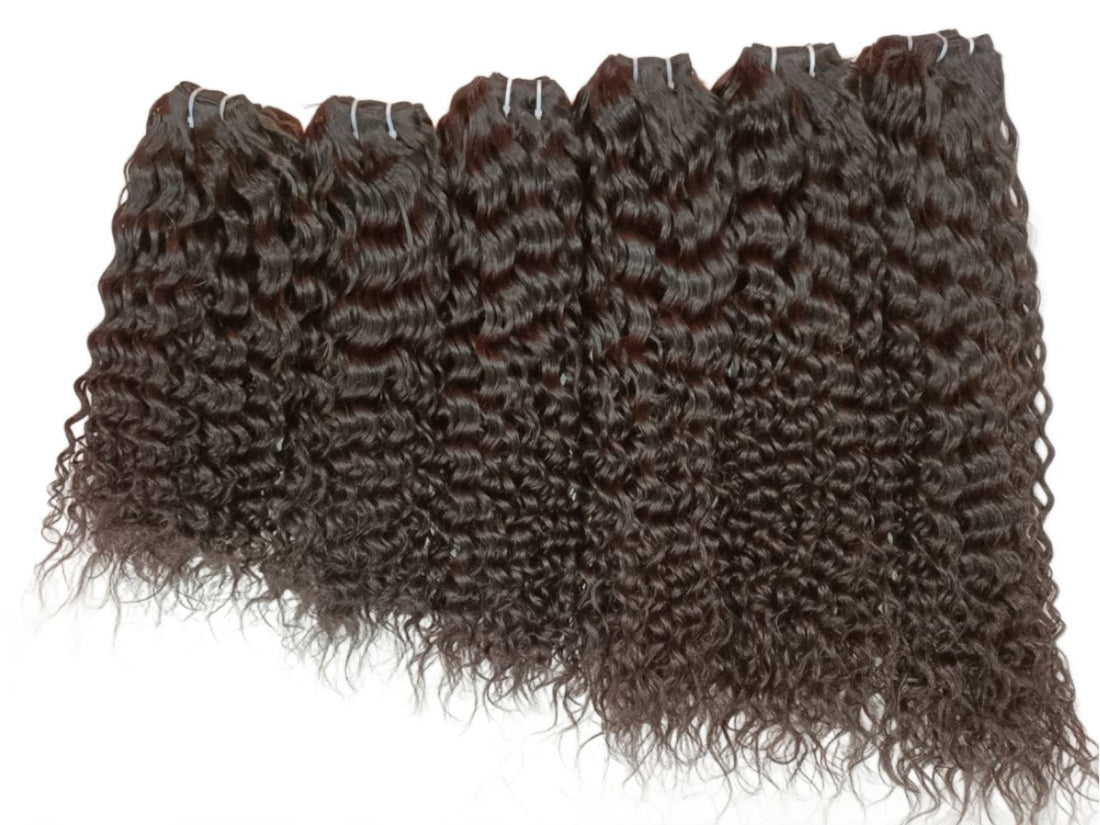 Indian virgin deep curly bundles - Velora Luxury Fashion