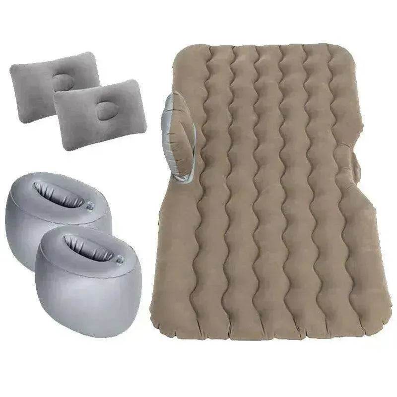 Inflatable Mattress Camping Car Air Mattress Car Travel Mattress Outdoor Car Pillow Bed - Velora