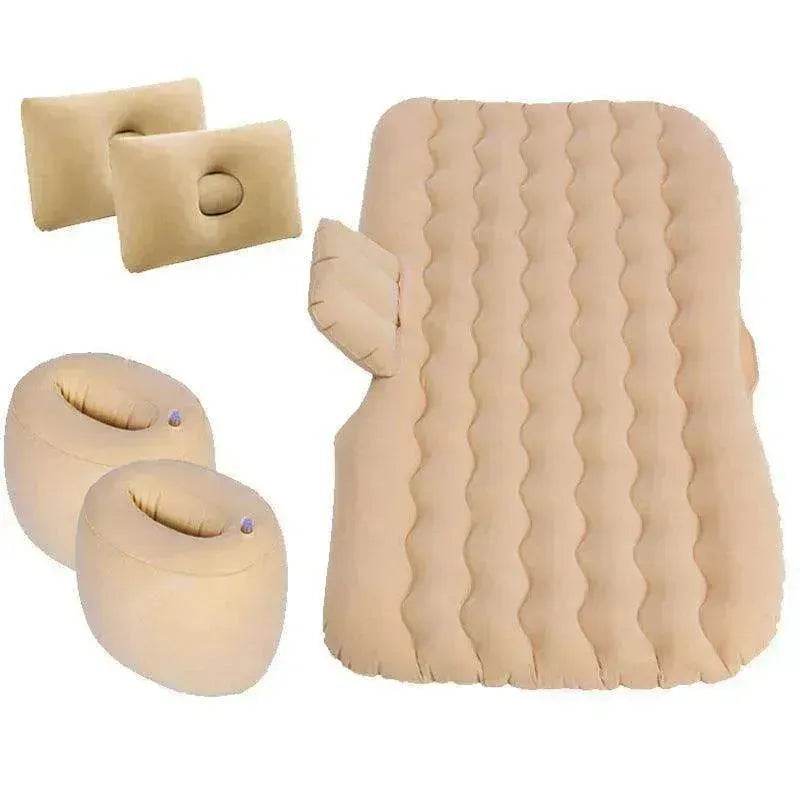 Inflatable Mattress Camping Car Air Mattress Car Travel Mattress Outdoor Car Pillow Bed - Velora
