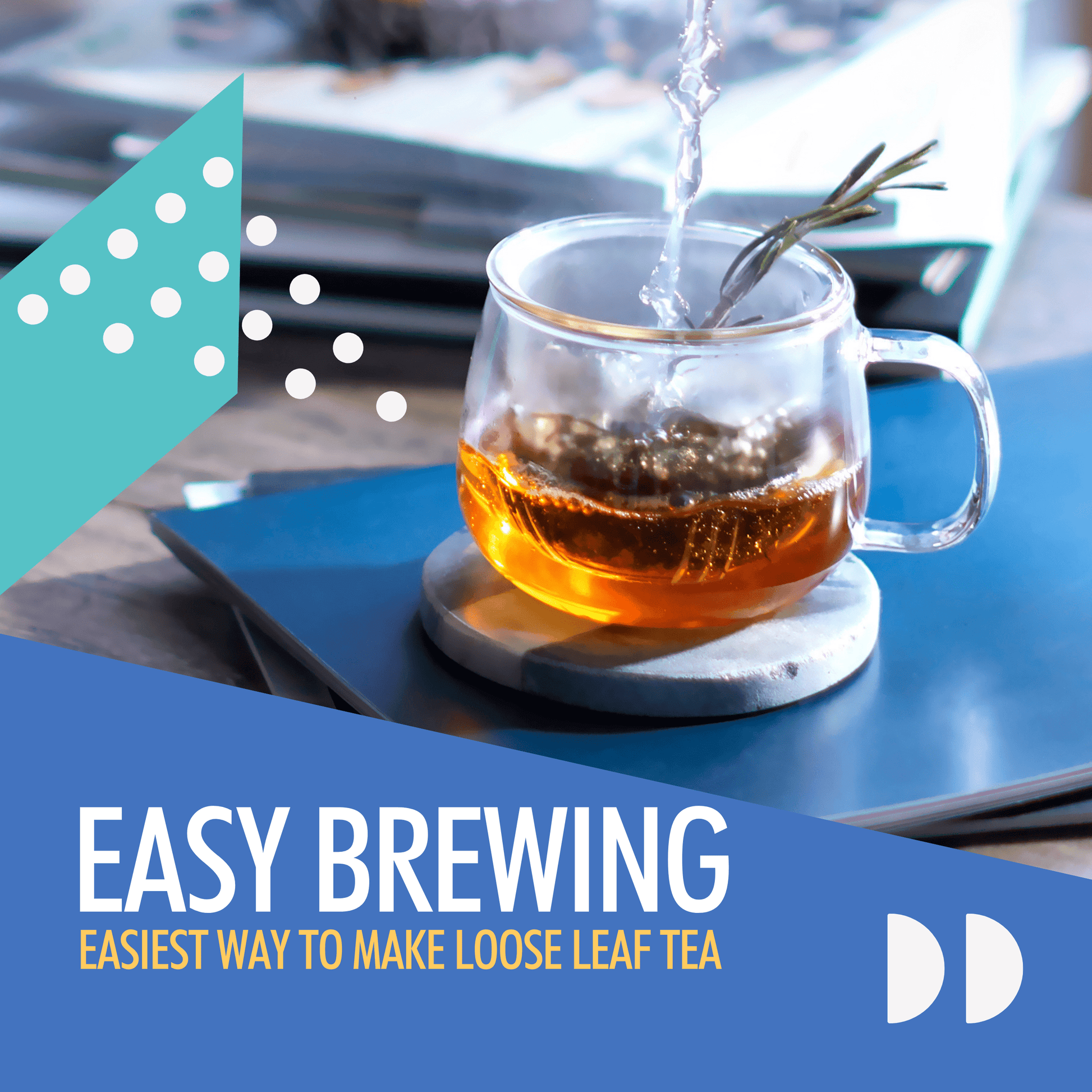 Infusion Glass Tea Cup with Infuser for Loose Tea - Velora Luxury Fashion