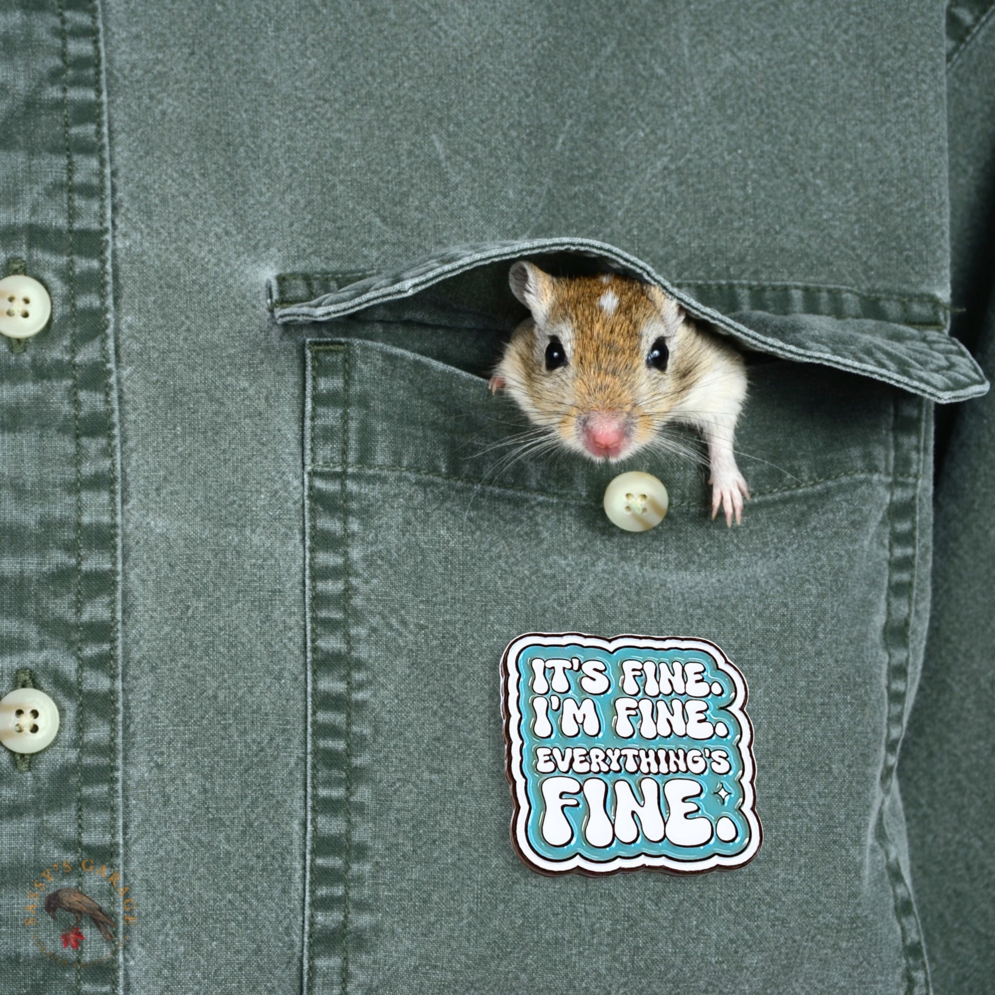 It's Fine. I'm Fine. Everything's Fine | Collectible Pin - Velora