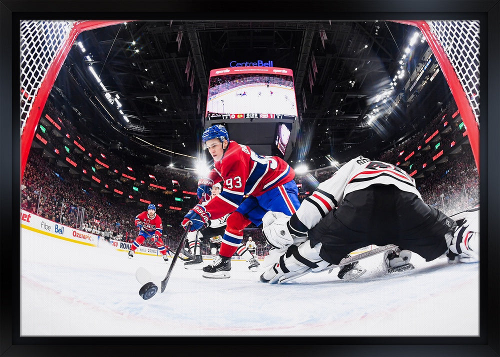 Ivan Demidov Unsigned Framed 20x29 Canvas Montreal Canadiens First Goal - Velora Luxury Fashion