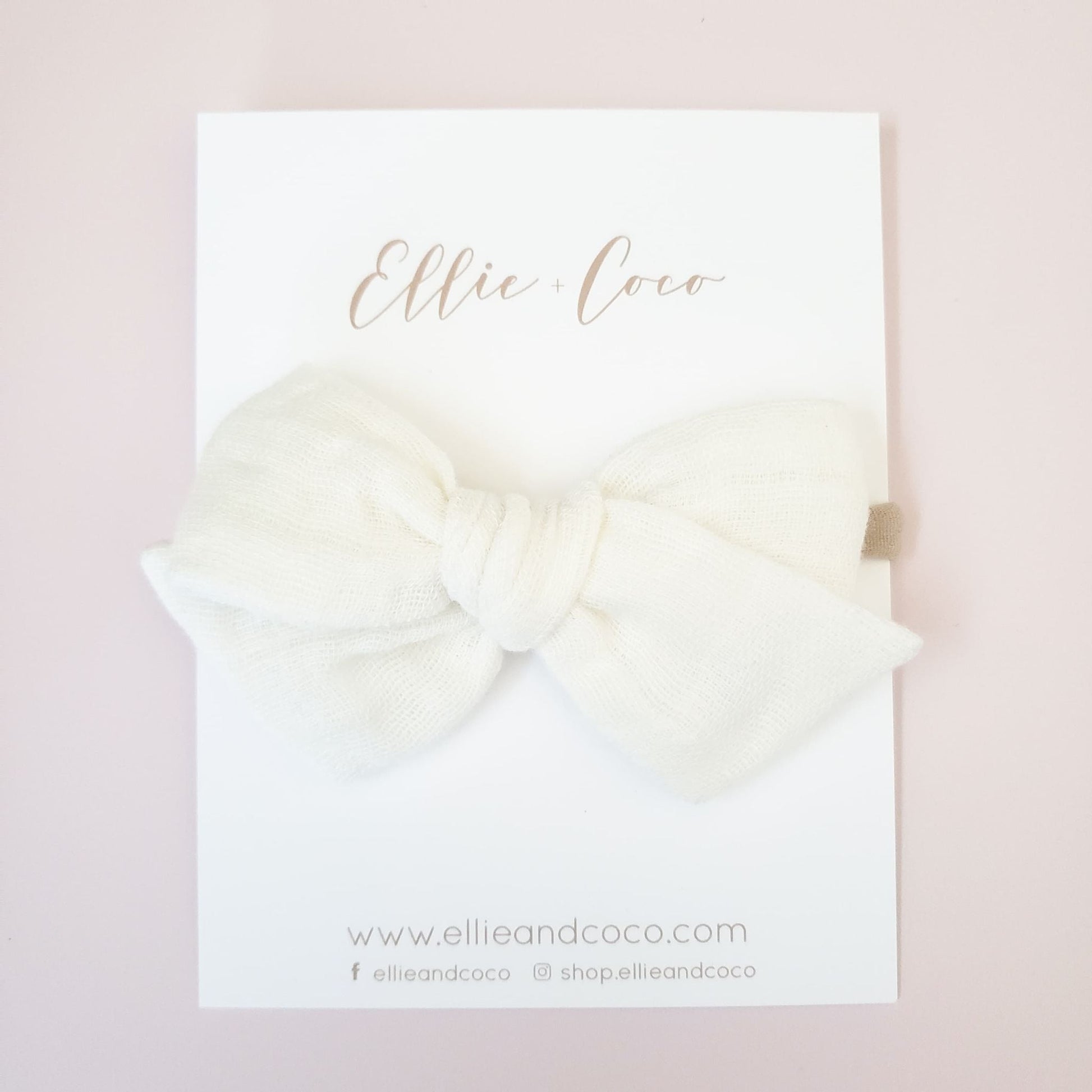 Gauze Bow | Ivory - Velora