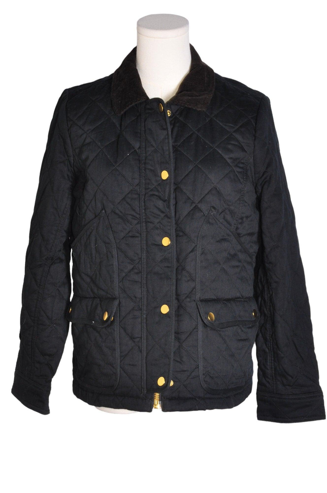 J. CREW Women Coats Regular fit in Black - S - Velora Luxury Fashion