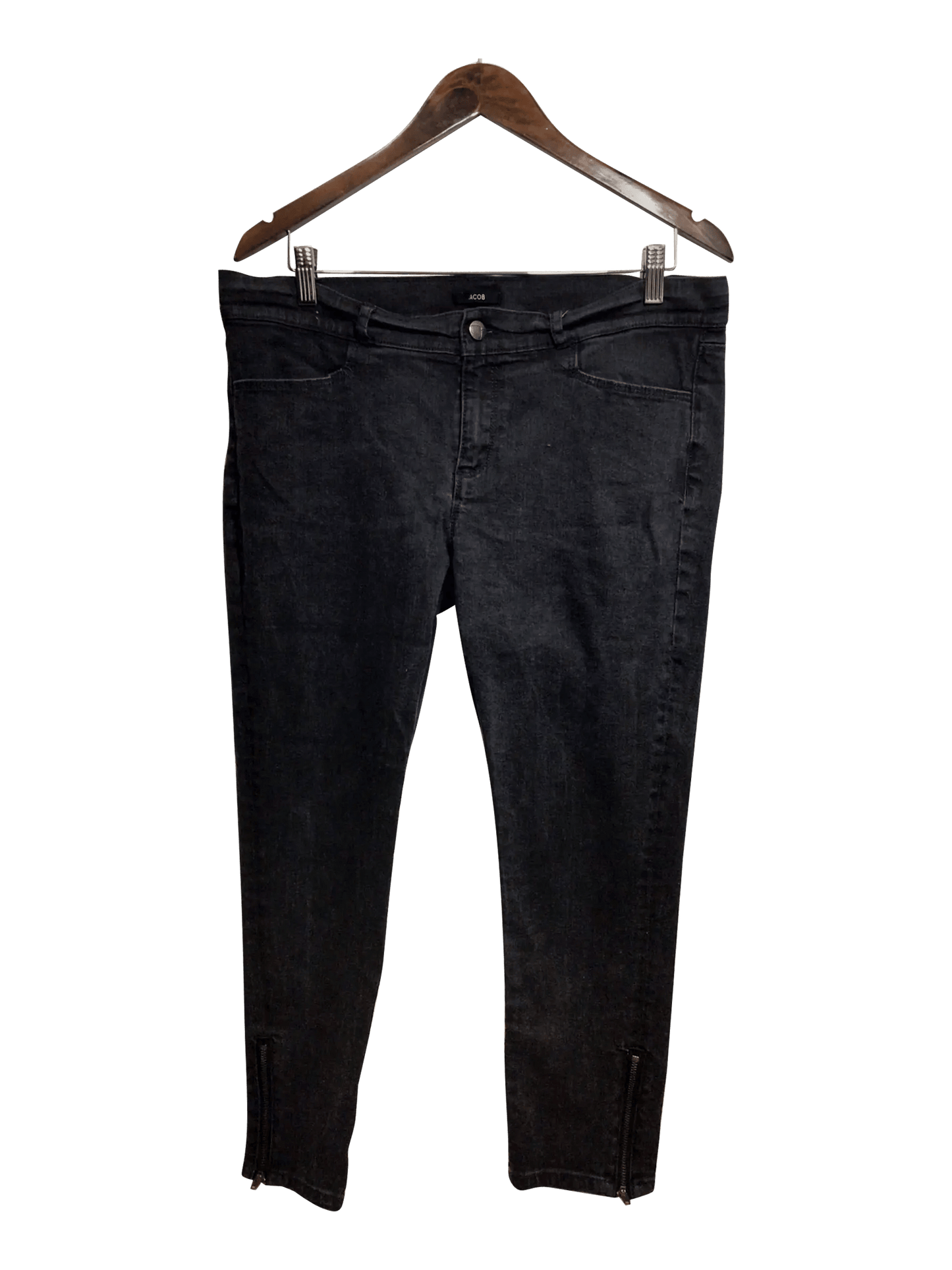 JACOB Regular fit Straight-legged Jean in Black - 32 - Velora