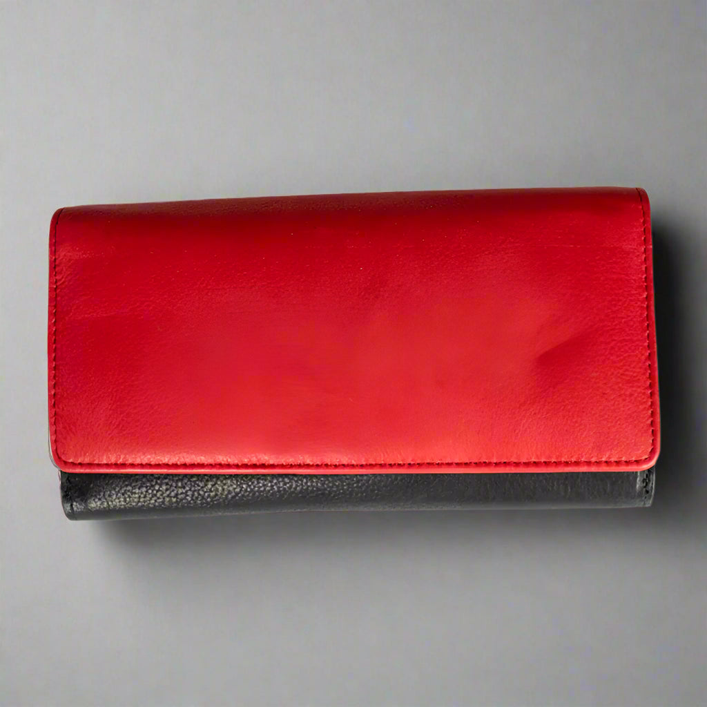 JBG International Women's Trifold RFID Leather Wallet - Velora Luxury Fashion