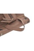 JIMMY CHOO Vintage Stella Star Studs Leather Backpack Pink Beige 7492K - Velora Luxury Fashion