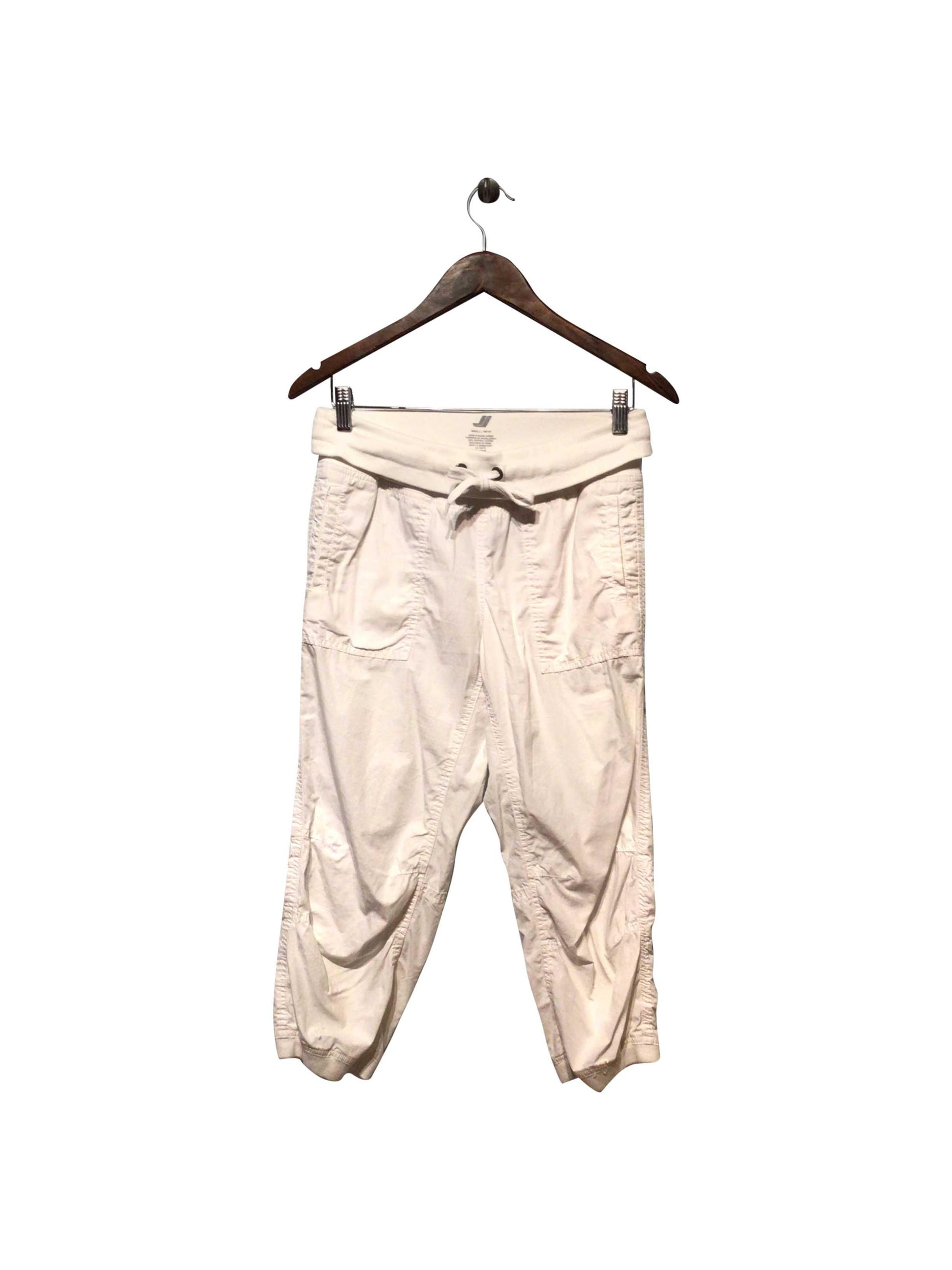 JOE FRESH Regular fit Capri Pant in White - S - Velora