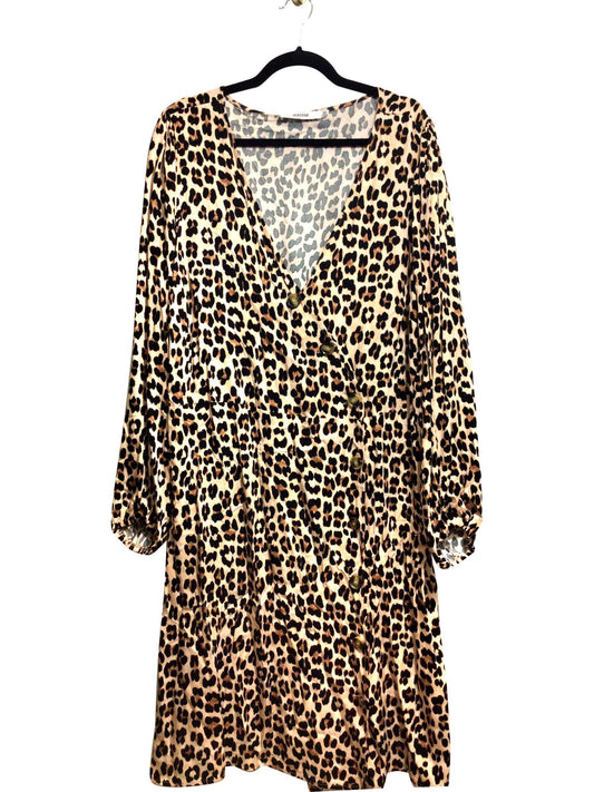 JUSTFAB Regular fit Shift Dress in Brown - 3X - Velora