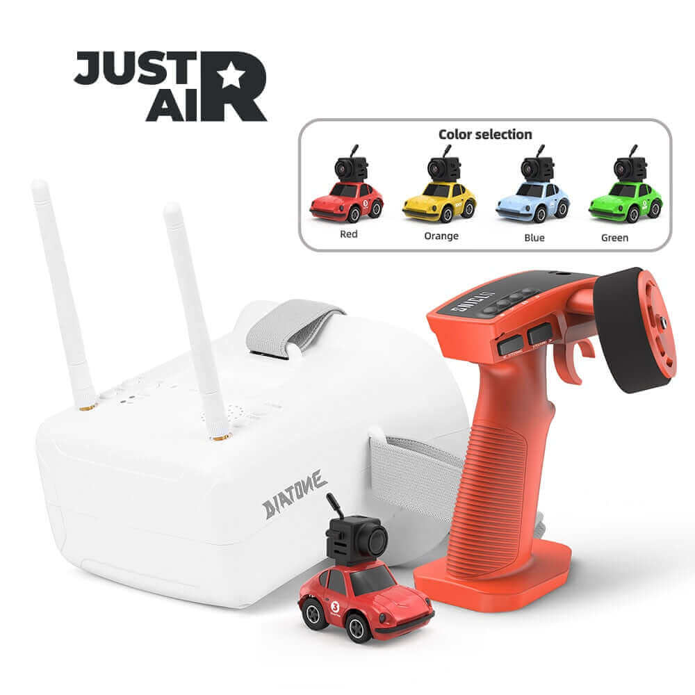 JUSTAIR Q25 FPV RC Car with Goggles - Micro Remote Control Car for Desk Racing and Fun - Velora Luxury Fashion