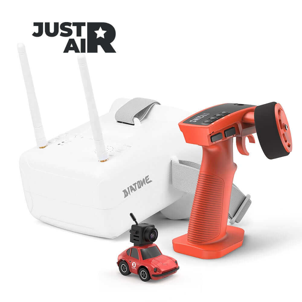 JUSTAIR Q25 FPV RC Car with Goggles - Micro Remote Control Car for Desk Racing and Fun - Velora Luxury Fashion