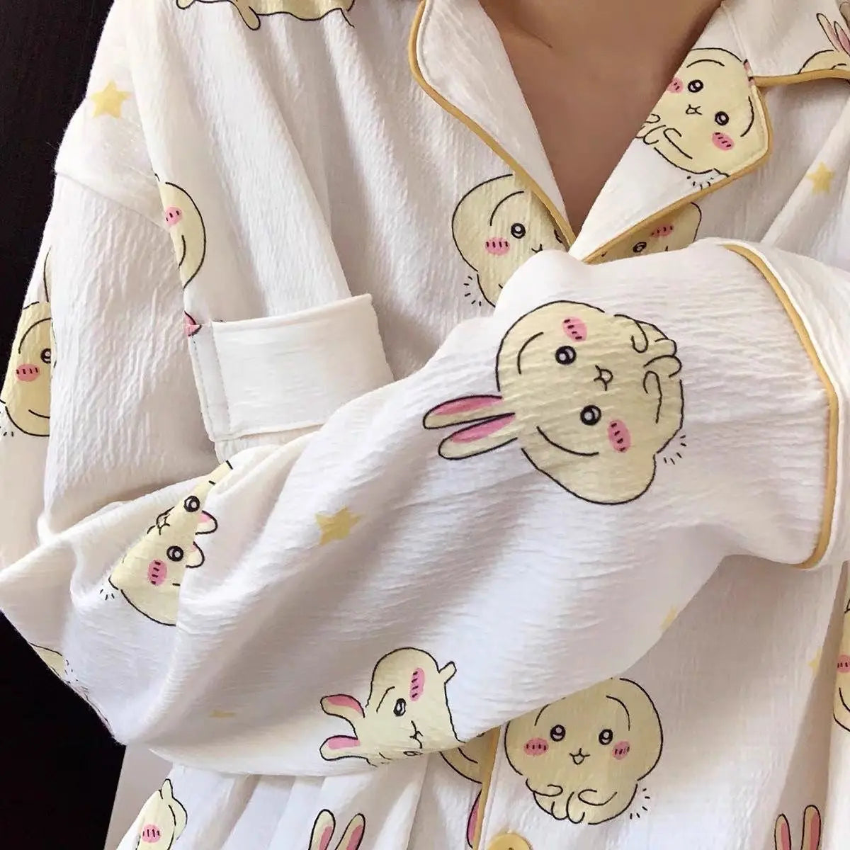Japanese Sweet Cartoon Long Sleeved Pajamas For Women EX-STOCK Canada