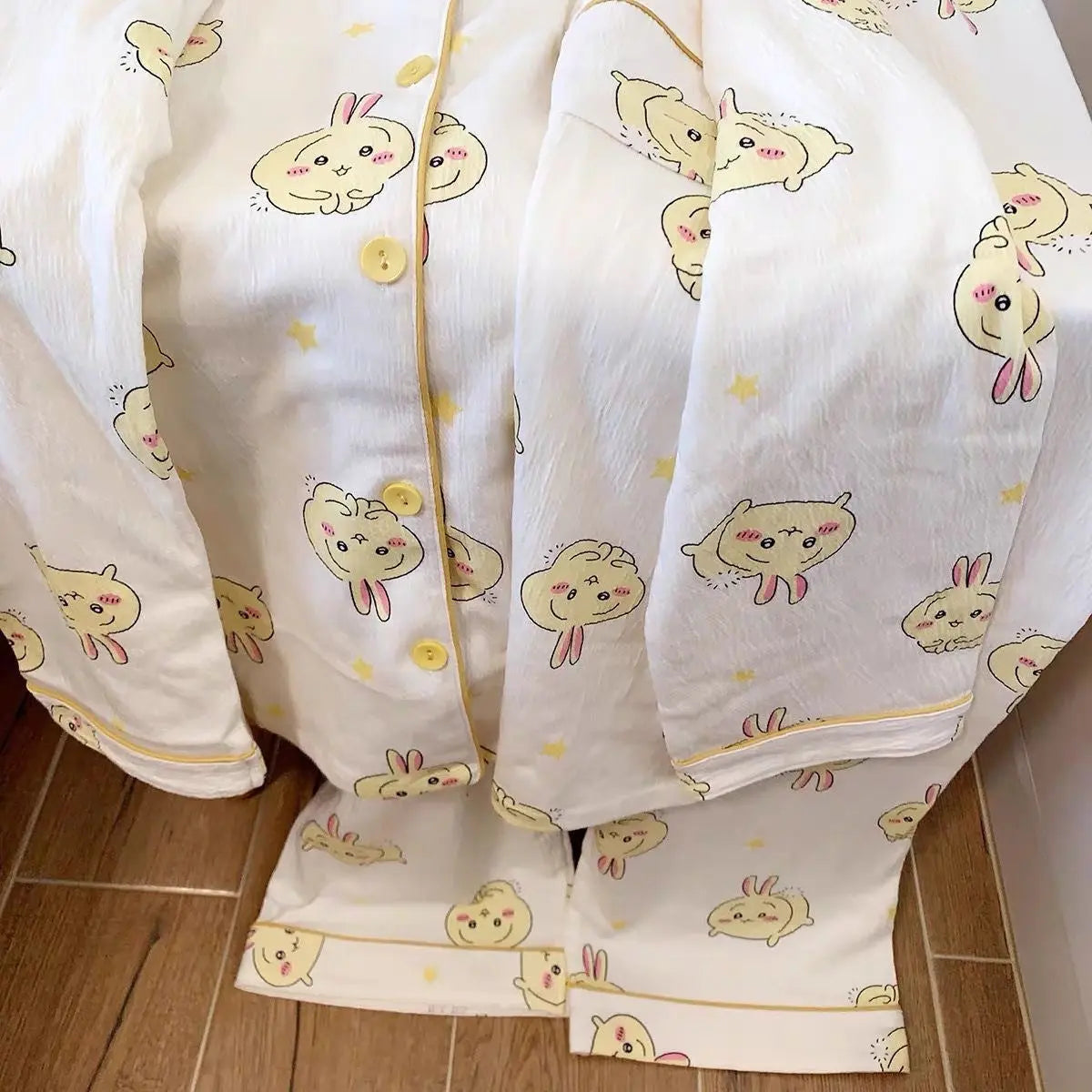 Japanese Sweet Cartoon Long Sleeved Pajamas For Women EX-STOCK Canada