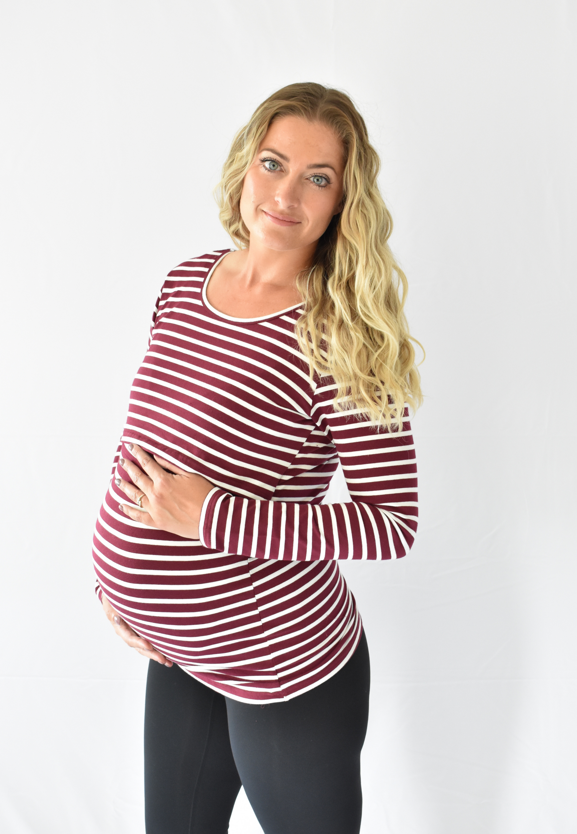 Jenny Long Sleeve Nursing Top - Velora Luxury Fashion