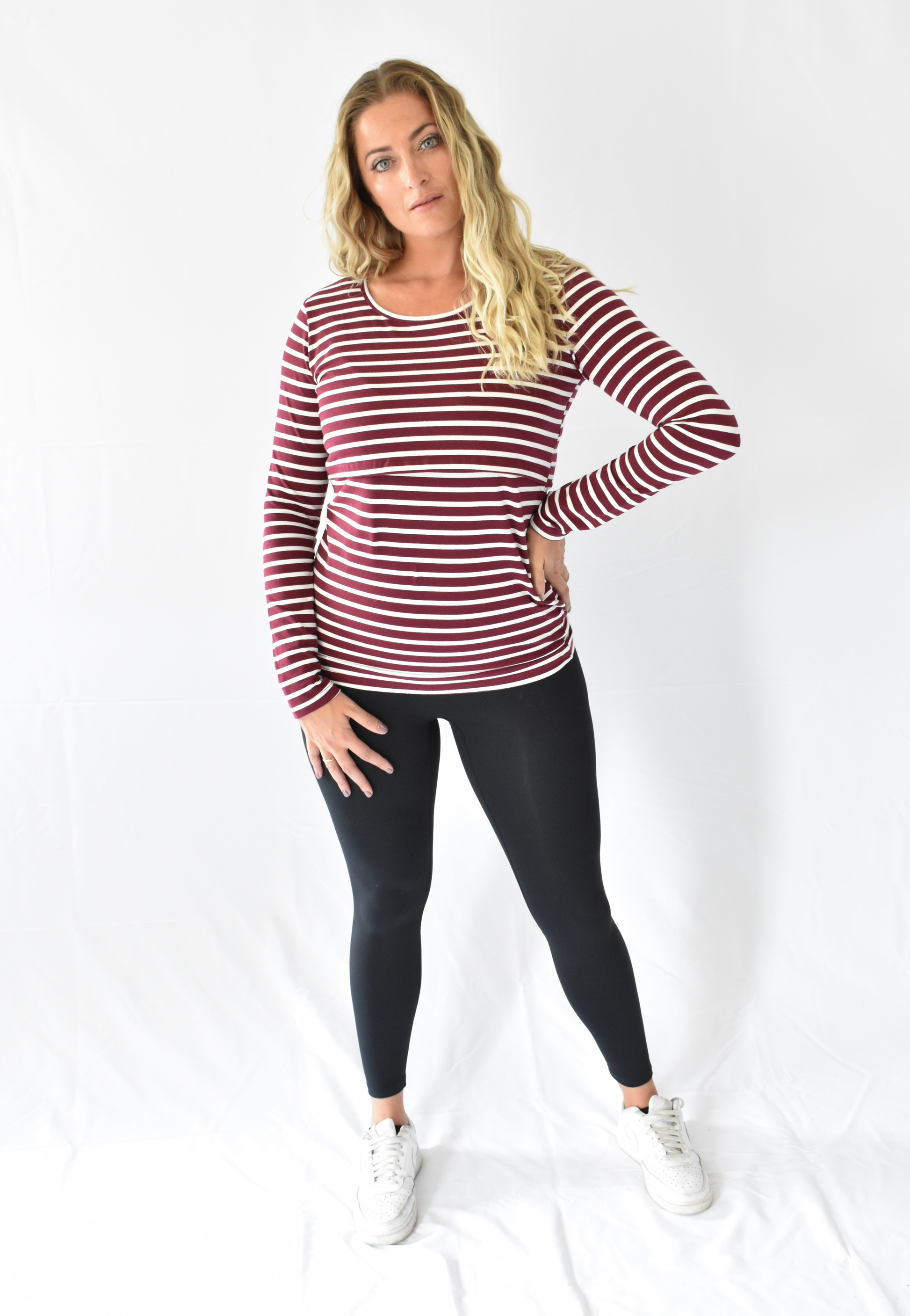 Jenny Long Sleeve Nursing Top - Velora Luxury Fashion