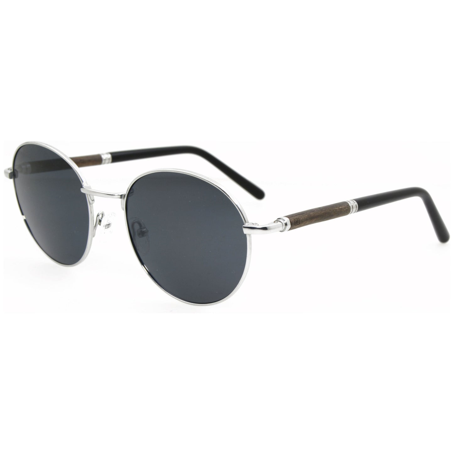 Jet - Titanium & Wood Sunglasses - Velora Luxury Fashion