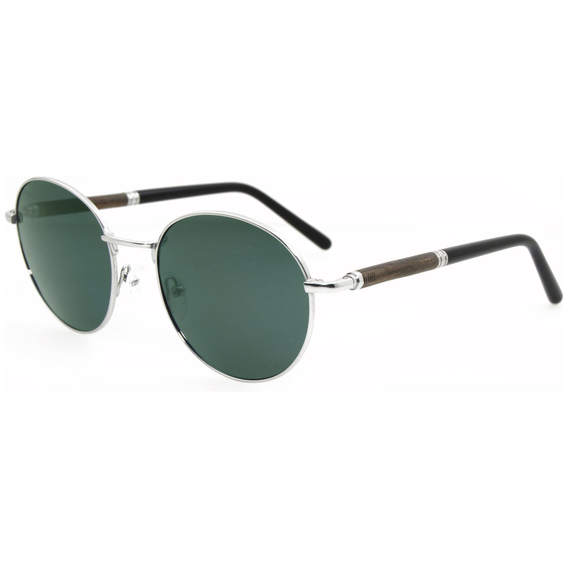 Jet - Titanium & Wood Sunglasses - Velora Luxury Fashion
