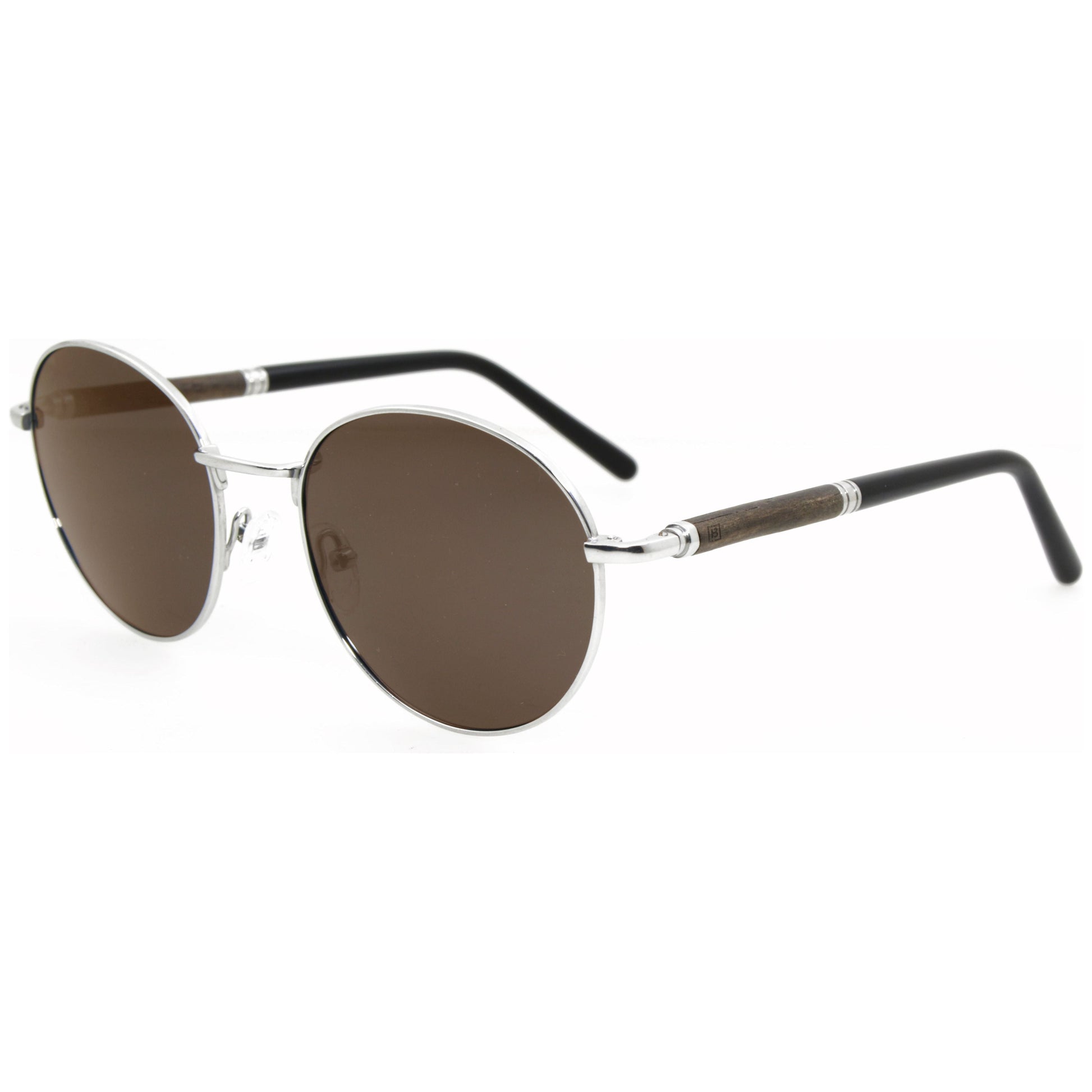 Jet - Titanium & Wood Sunglasses - Velora Luxury Fashion