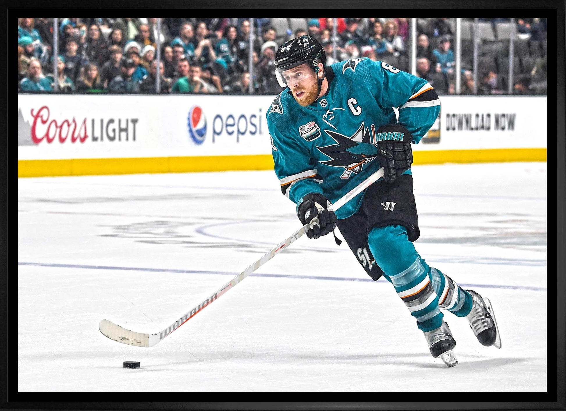 Joe Pavelski 20x29 Framed Canvas San Jose Sharks - Velora Luxury Fashion