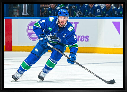 Jonathan Tanner Miller 20x29 Framed Canvas Vancouver Canucks - Velora Luxury Fashion