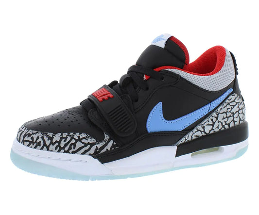 Jordan Boys Air Jordan Legacy 312 Low (Big Kid) Black/Wolf Grey/Valor Blue 6.5 Big Kid M - Velora Luxury Fashion