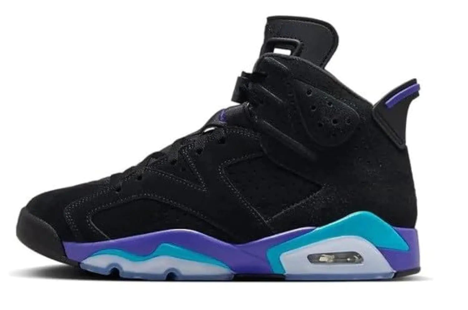 Jordan Mens Air 6 "Aqua - Black/Bright Concord/Aquatone - Size 10.5 - Velora Luxury Fashion