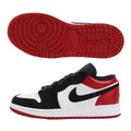 Jordan Youth Air 1 Low 553560 605 Black Pebbled - Size 6Y - Velora Luxury Fashion