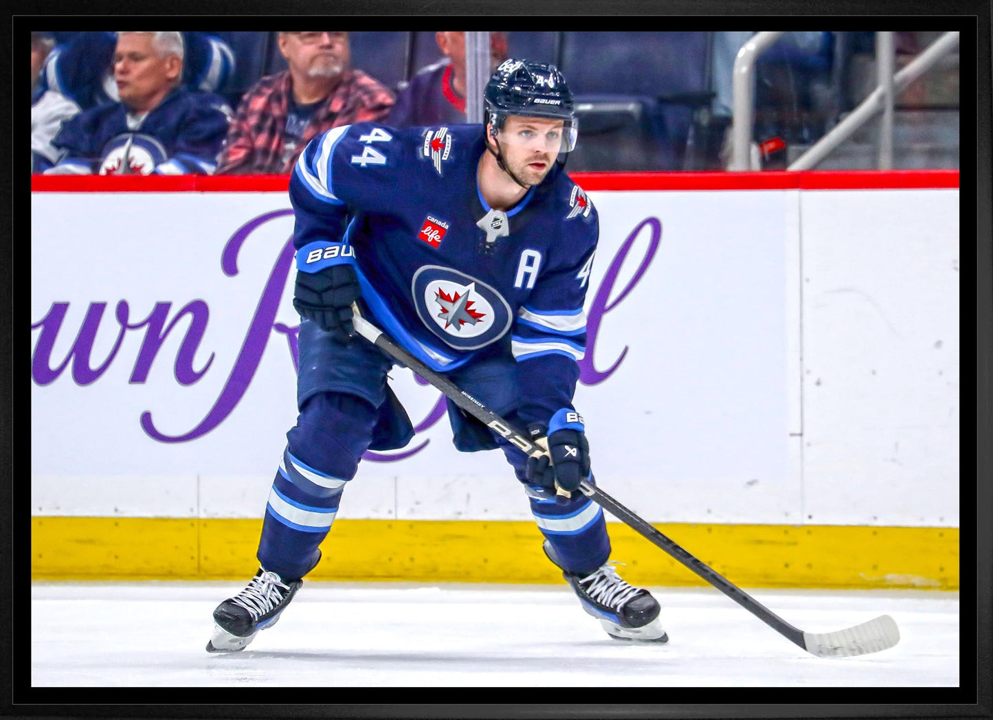 Josh Morrissey 20x29 Framed Canvas Winnipeg Jets - Velora Luxury Fashion