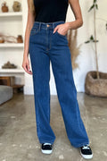 Judy Blue Full Size High Rise Straight Jeans - Velora Luxury Fashion