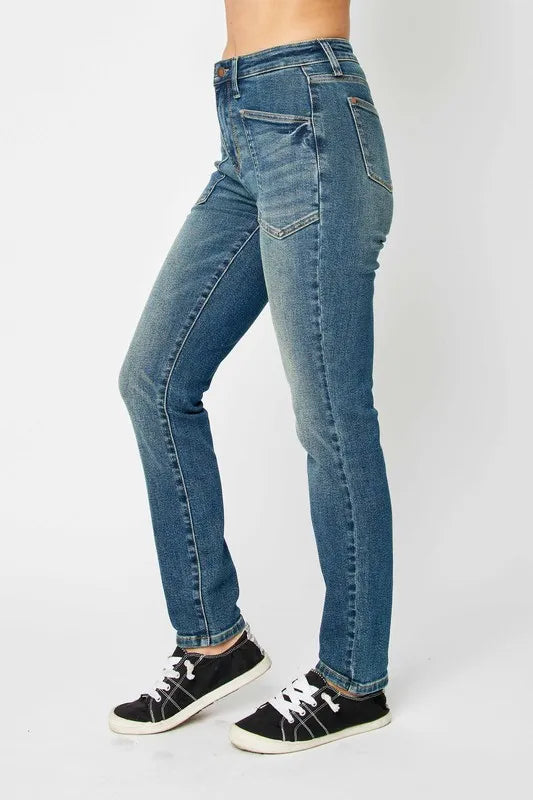 Judy Blue Full Size High Waist Skinny Jeans - Velora Luxury Fashion